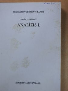 Leindler L. - Analízis I. [antikvár]