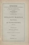 Kováts Gyula - Szilágyi Márton tanítása az eljegyzésről [antikvár]