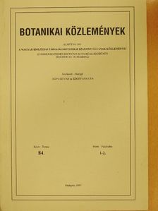 Balogh Lajos - Botanikai közlemények 1998/1-2. [antikvár]