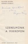 Szepesi György, Pluhár István - Szerelmünk a mikrofon (dedikált) [antikvár]