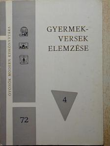 Elek László - Gyermekversek elemzése 4. [antikvár]