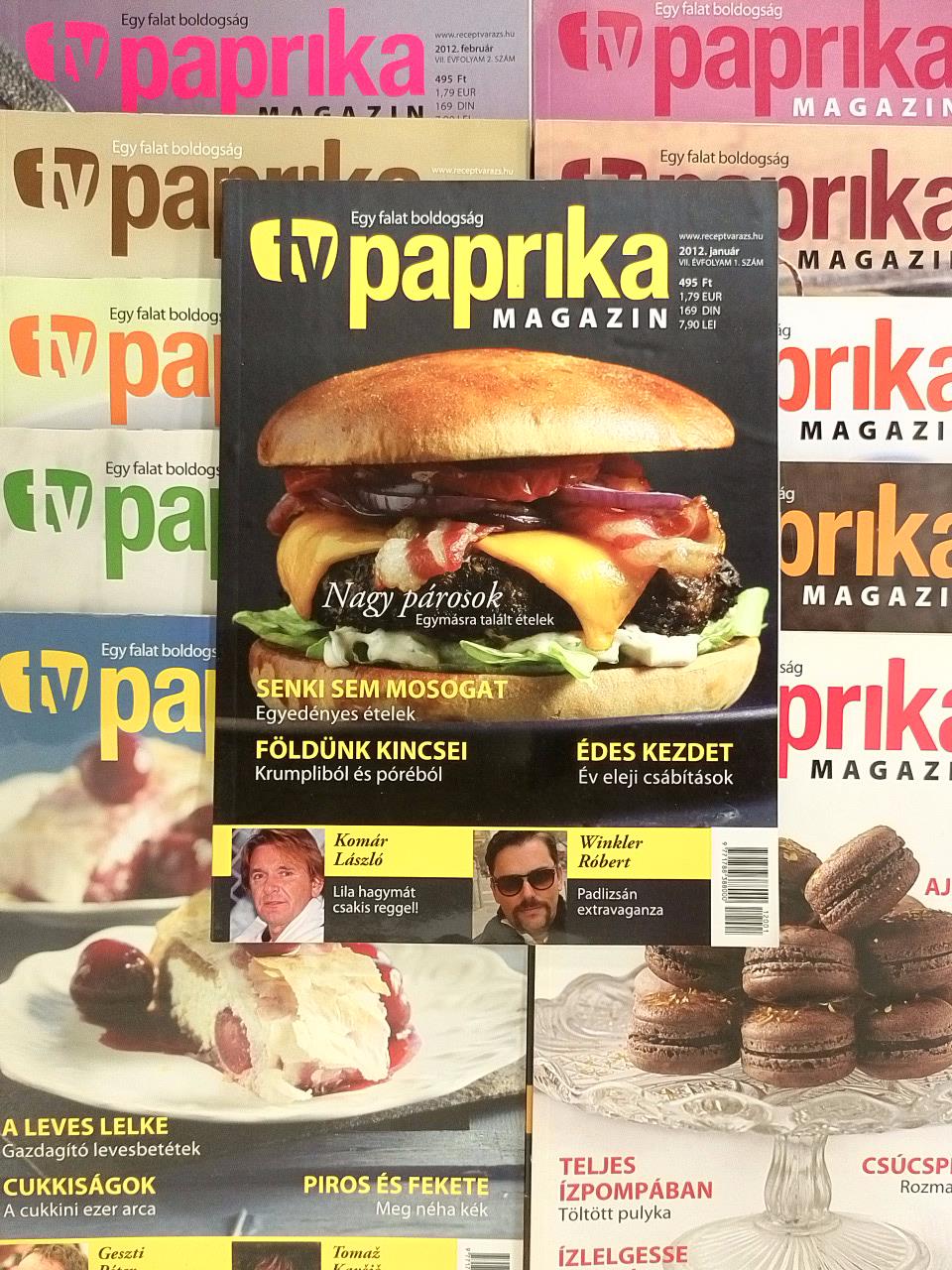 Dani Ella - TV Paprika Magazin 2012. (nem teljes évfolyam) [antikvár]