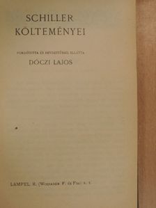 Friedrich Schiller - Schiller költeményei [antikvár]