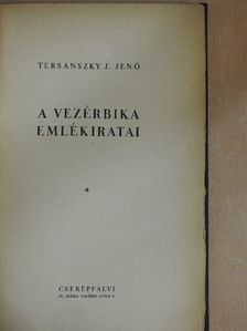 Tersánszky J. Jenő - A vezérbika emlékiratai [antikvár]