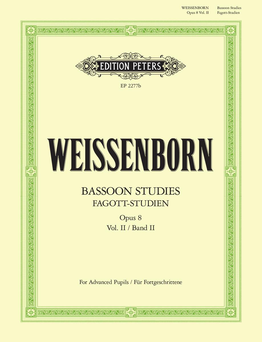 WEISSENBORN - FAGOTT-STUDIEN OP.8 BAND II. FÜR FORTGESCHRITTENE