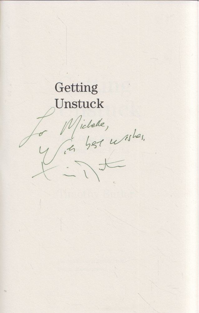 Timothy Butler - Getting Unstuck: How Dead Ends Become New Paths (dedikált) [antikvár]