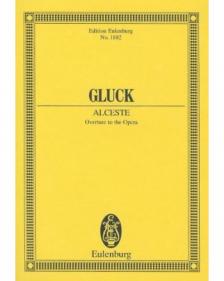 GLUCK, - ALCESTE OUVERTURE TASCHENPARTITUR, ANTIKVÁR PÉLDÁNY