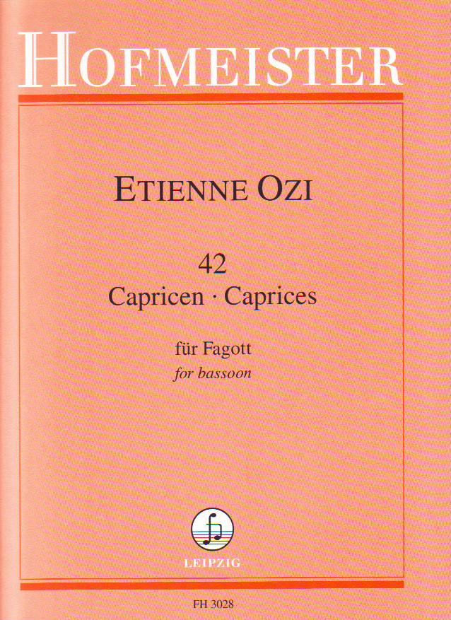 OZI, ETIENNE - 42 CAPRICEN FÜR FAGOTT