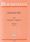 OZI, ETIENNE - 42 CAPRICEN FÜR FAGOTT