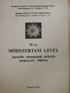 Dr. Békefi Dezső - Juvenilis rheumatoid arthritis progresszív ellátása [antikvár]