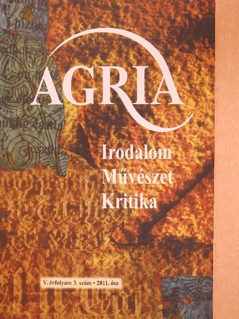 Boros Edit - Agria 2011. ősz [antikvár]
