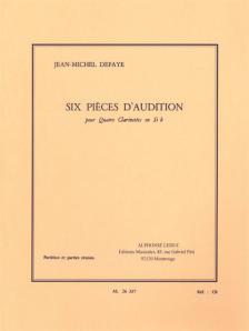 DEFAYE - SIX PIECES D'AUDITION POUR TROIS FLUTES, ANTIKVÁR
