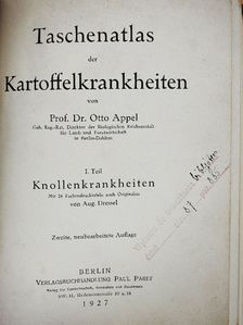 Aug Dressel - Taschenatlas der Kartoffelkrankheiten [antikvár]