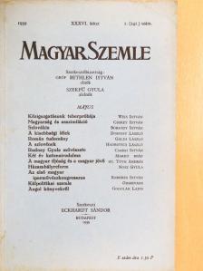Borsody István - Magyar Szemle 1939. május [antikvár]