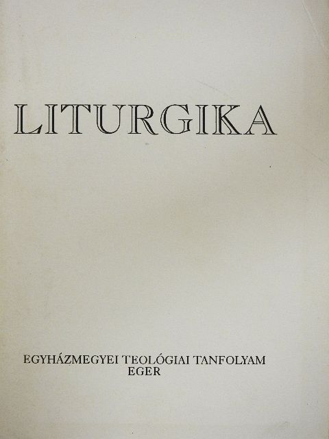 Liturgika [antikvár]