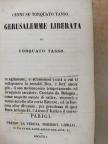 Torquato Tasso - Gerusalemme Liberata [antikvár]