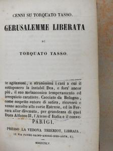 Torquato Tasso - Gerusalemme Liberata [antikvár]