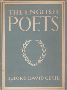 Lord David Cecil - The English Poets [antikvár]