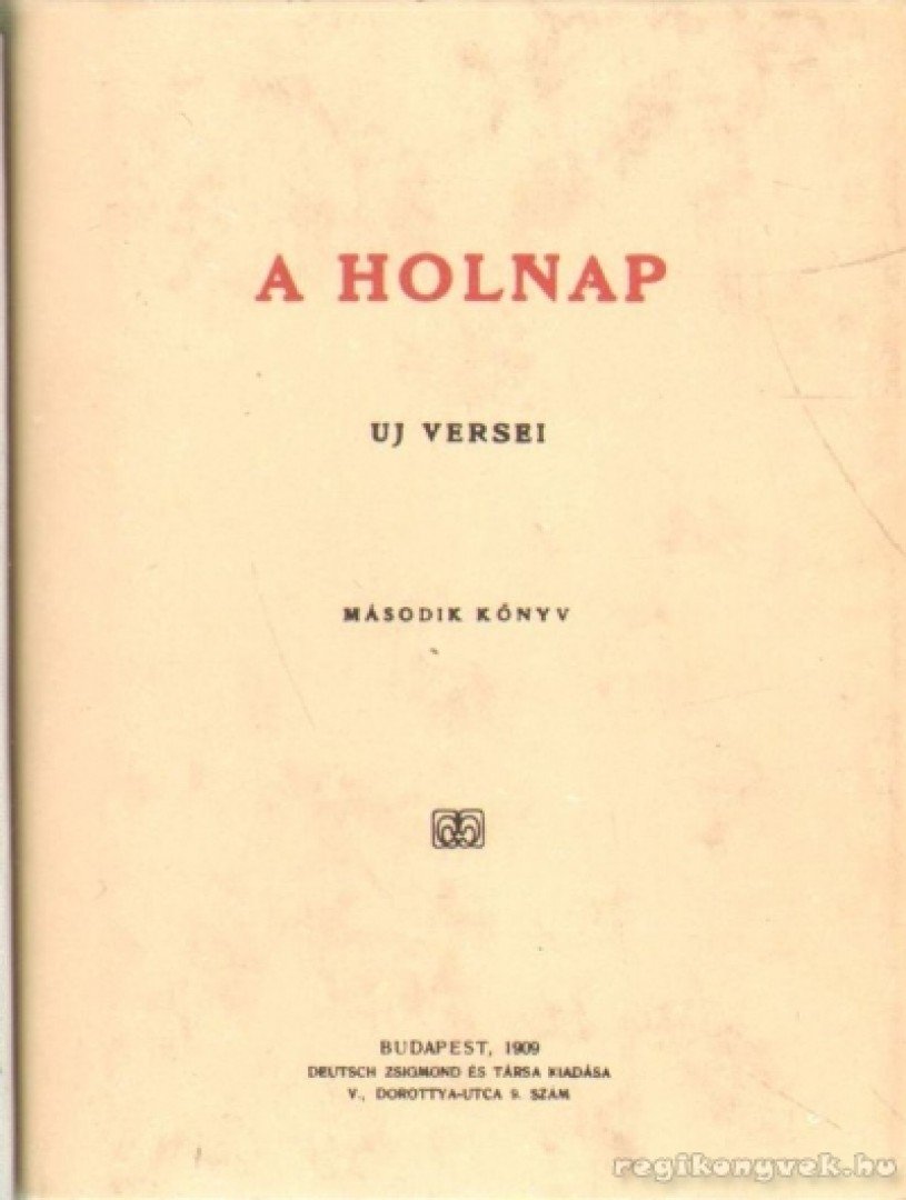 A Holnap uj versei (mini) [antikvár]