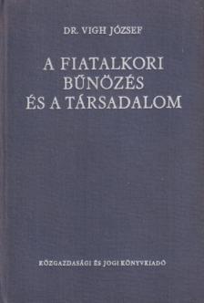 Dr. Vigh József - A fiatalkori bűnözés és a társadalom [antikvár]