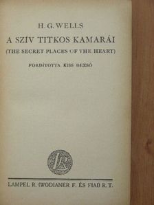 H. G. Wells - A szív titkos kamarái [antikvár]