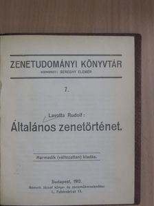 Lavotta Rudolf - Általános zenetörténet [antikvár]
