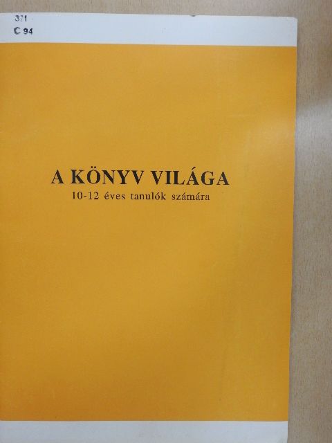 Czene Gyuláné - A könyv világa [antikvár]