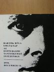 Mátyás Ferenc - Bartók Béla emléknap az Esztergomi Tanítóképző Intézetben 1970. december 11-én [antikvár]
