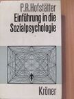Peter R. Hofstätter - Einführung in die Sozialpsychologie [antikvár]