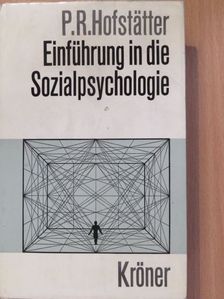 Peter R. Hofstätter - Einführung in die Sozialpsychologie [antikvár]