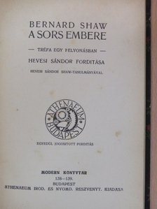 Bernard Shaw - A sors embere [antikvár]