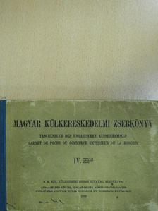 Magyar Külkereskedelmi Zsebkönyv IV. [antikvár]
