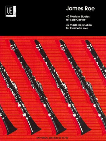 RAE,JAMES - 40 MODERN STUDIES FOR SOLO CLARINET,ANTIKVÁR