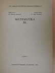 B. Tóth Ferencné - Matematika III. [antikvár]