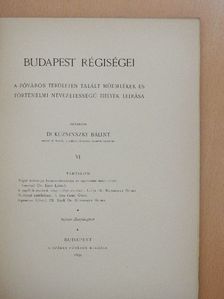 Dr. Éber László - Budapest régiségei VI. [antikvár]