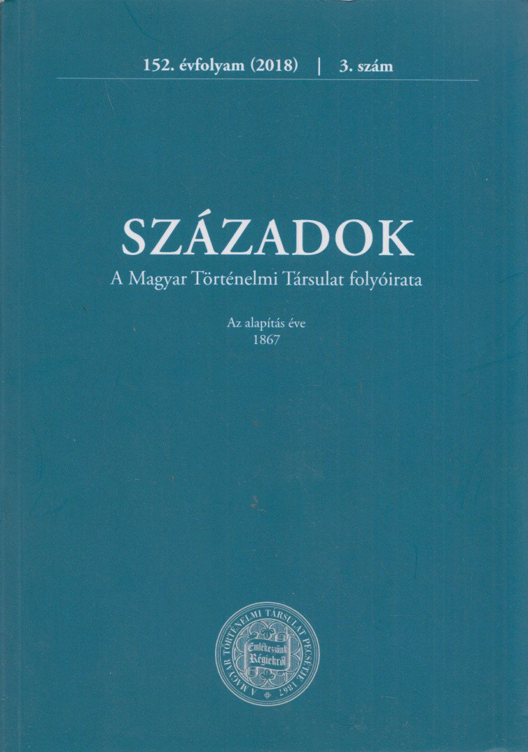Frank Tibor - Századok 2018 3. szám [antikvár]