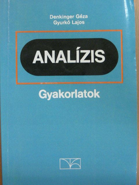 Denkinger Géza - Analízis [antikvár]