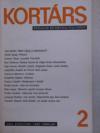 Ágh István - Kortárs 1980. február [antikvár]