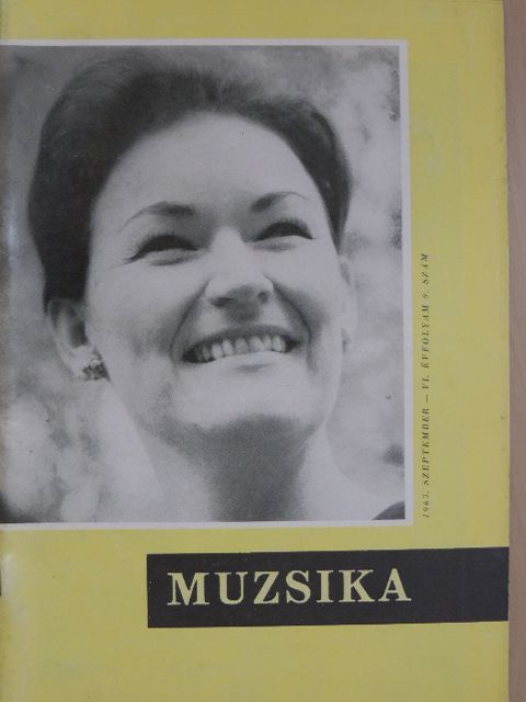 Breuer János - Muzsika 1963. szeptember [antikvár]