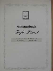 Angelika Jäck - Miniaturbuch Info-Dienst 1999/4. [antikvár]