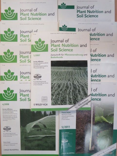 D. Sauer - Journal of Plant Nutrition and Soil Science 2007-2011. (vegyes számok) (11 db) [antikvár]