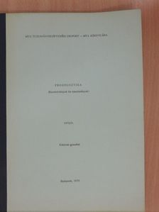 Dr. Korán Imre - Prognosztika 1973/3. [antikvár]