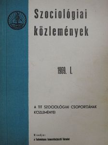 Kemény István - Szociológiai közlemények 1969/I. [antikvár]