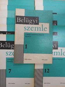 Ács Ferenc - Belügyi Szemle 1979. január-december [antikvár]