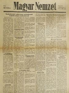 Magyar Nemzet 1948. június 4. [antikvár]