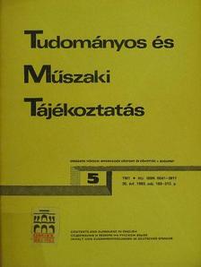 Kruchina Ottó - Tudományos és Műszaki Tájékoztatás 1983. május [antikvár]