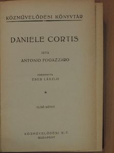 Antonio Fogazzaro - Daniele Cortis I-II. [antikvár]