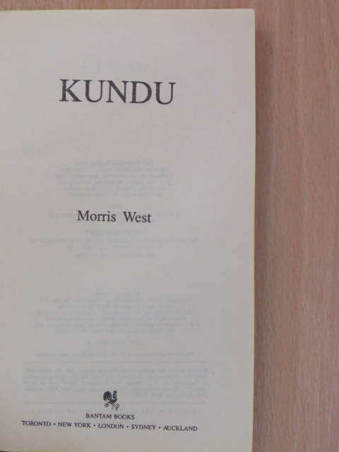 Morris West - Kundu [antikvár]