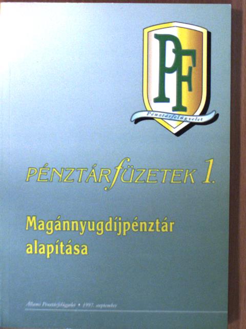 Dr. Gecse Gábor - Magánnyugdíjpénztár alapítása [antikvár]