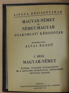 Magyar-német és német-magyar gyakorlati kéziszótár I-II. [antikvár]